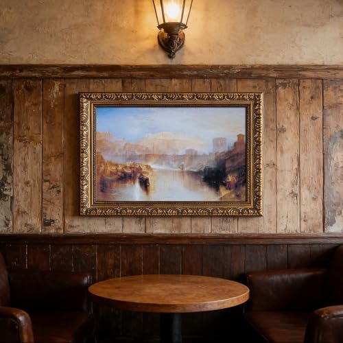 Impression sur toile Rome antique Turner - Décoration murale salon 61x91 - 4