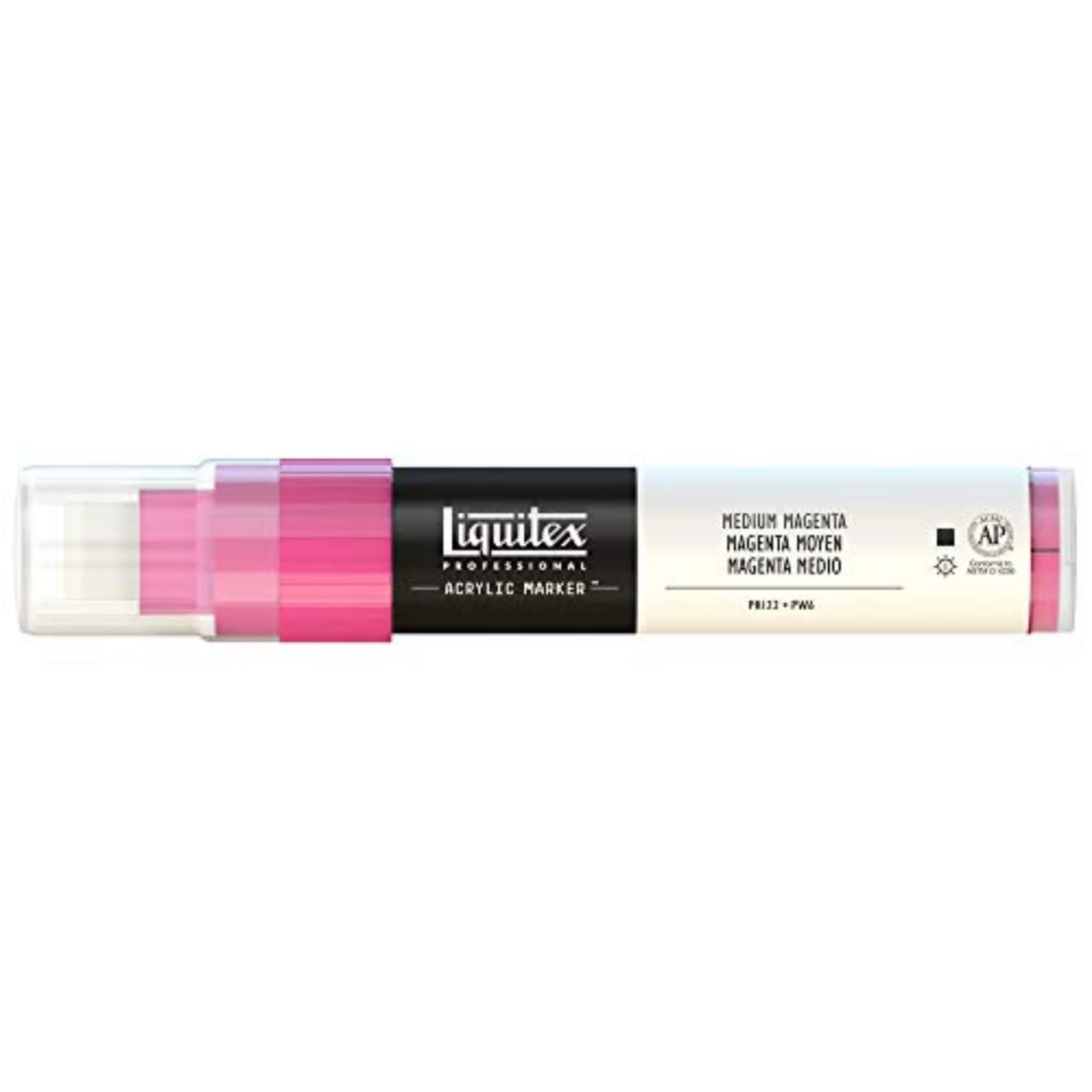 Liquitex Professional Paint Marker with 8-15 mm Wide Nib - Medium Magenta