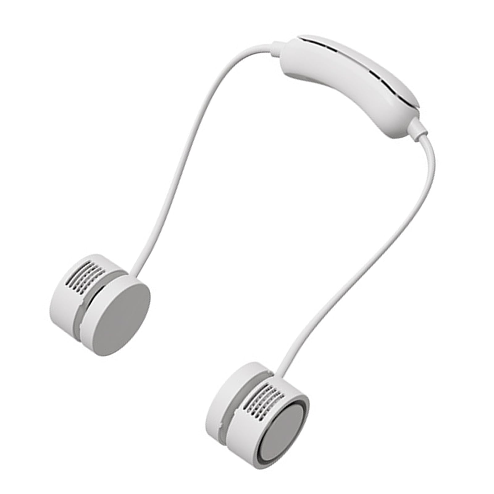 Elnwnnkc Ergonomic Hanging Neck Temperature Manager with Quick Cooling Function Lightweight Comfortable for Commuting and Tasks Usb Neck Fan