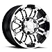 VIS-VOR 5x114.3 15" Inch 4 Wheels Rims 375 15x7.5-12mm Black Machined
