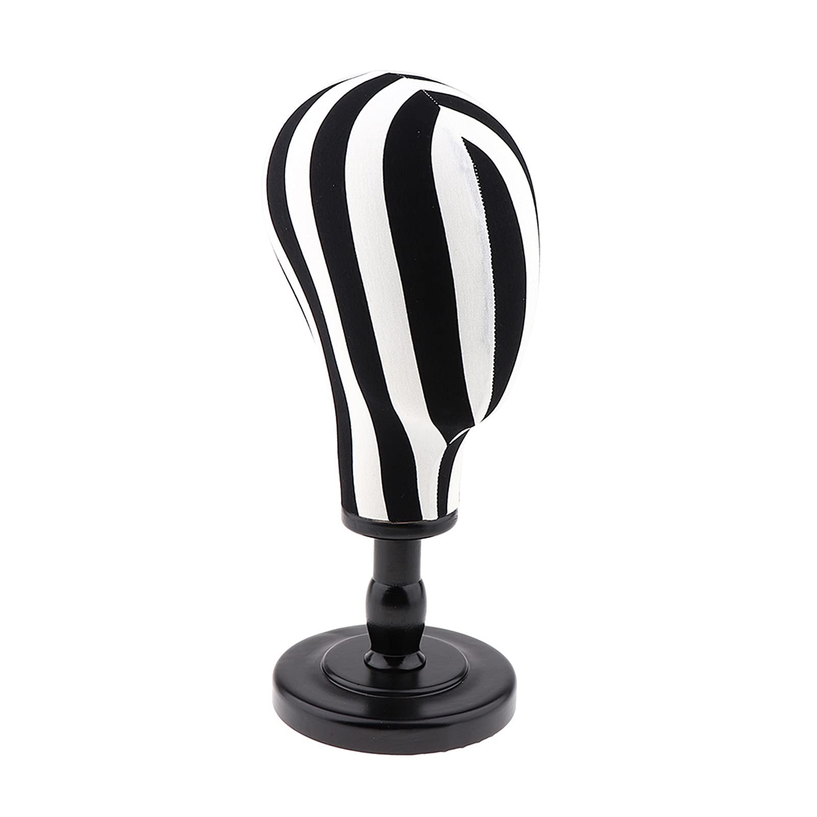 Perückenkopf Freestand Perücken Schaufensterpuppe, Perücken, die Styling-Hut-Display-Halter-Ständer mit hölzernem Support-Rack herstellen