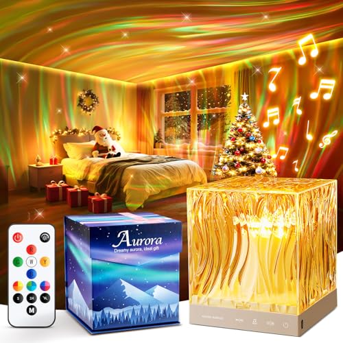 PIKOY Veilleuse Musicale et Lumineuse, Bluetooth+15 Bruit Blanc Veilleuse Lampe Chevet, 360 Effets...