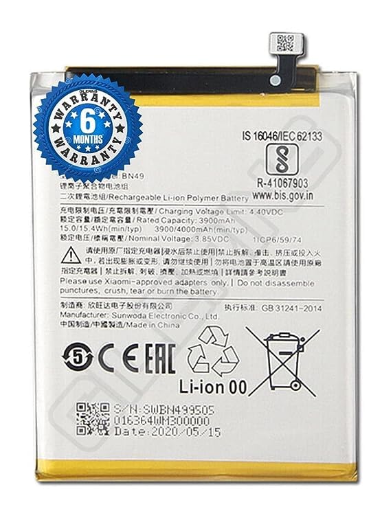 Image of Original BN49 Battery for Redmi 7A / M1903C3EH /M1903C3EI /MZB7995IN / M1903C3EG Battery with 6 Month Warranty*** (F000284)