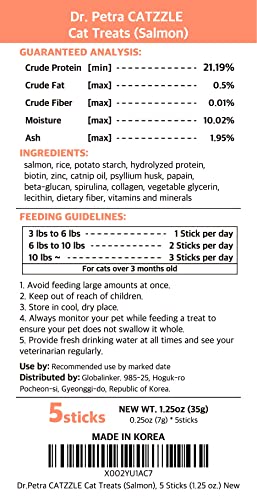 Dr.Petra Catzzle Cat Treats, Dental Chews For Indoor Cats, Cat Teeth Cleaning, Dental Care Snacks thumb #5