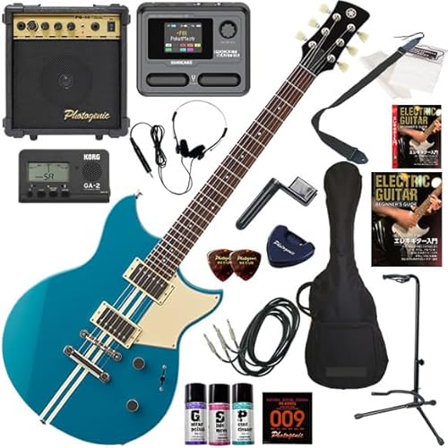 【セット品】YAMAHA エレキギター初心者入門 マルチエフェクターも入ってる最強の20点セット RSE20/SWB(スイフトブルー)