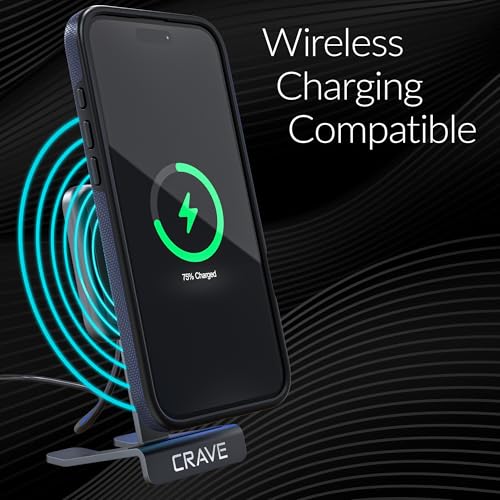 Image of Crave Dual Guard Compatible with iPhone 16 Plus Case, Compatible with MagSafe Shockproof Protection Dual Layer Case for Apple iPhone 16 Plus (6.7 inch) - Navy