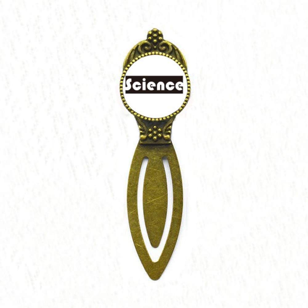 Marque-page noir Course and Major Science idée cadeau enseignant