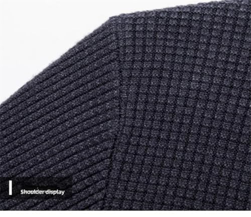 Mens Designer Knit Pullover Crew Neck Slim Fit Casual Jumpers Solid Color Sweater2