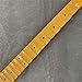 Big Head Full Scalloped Maple Electric Guitar Neck Replacement 22 Frets Maple Fingerboard Yellow Glossy