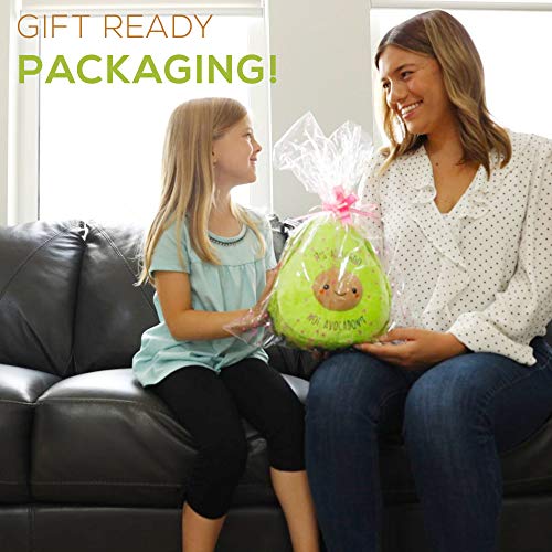 Stuffed Avocado - The Original Its Avocado not AvocaDONT Large Avocados Plush Animals Toy. Avocado Gifts Inspirational Text for Birthdays, Valentines or Christmas. Cute, Fun, Soft & Gift Wrapped - Thumbnail 3