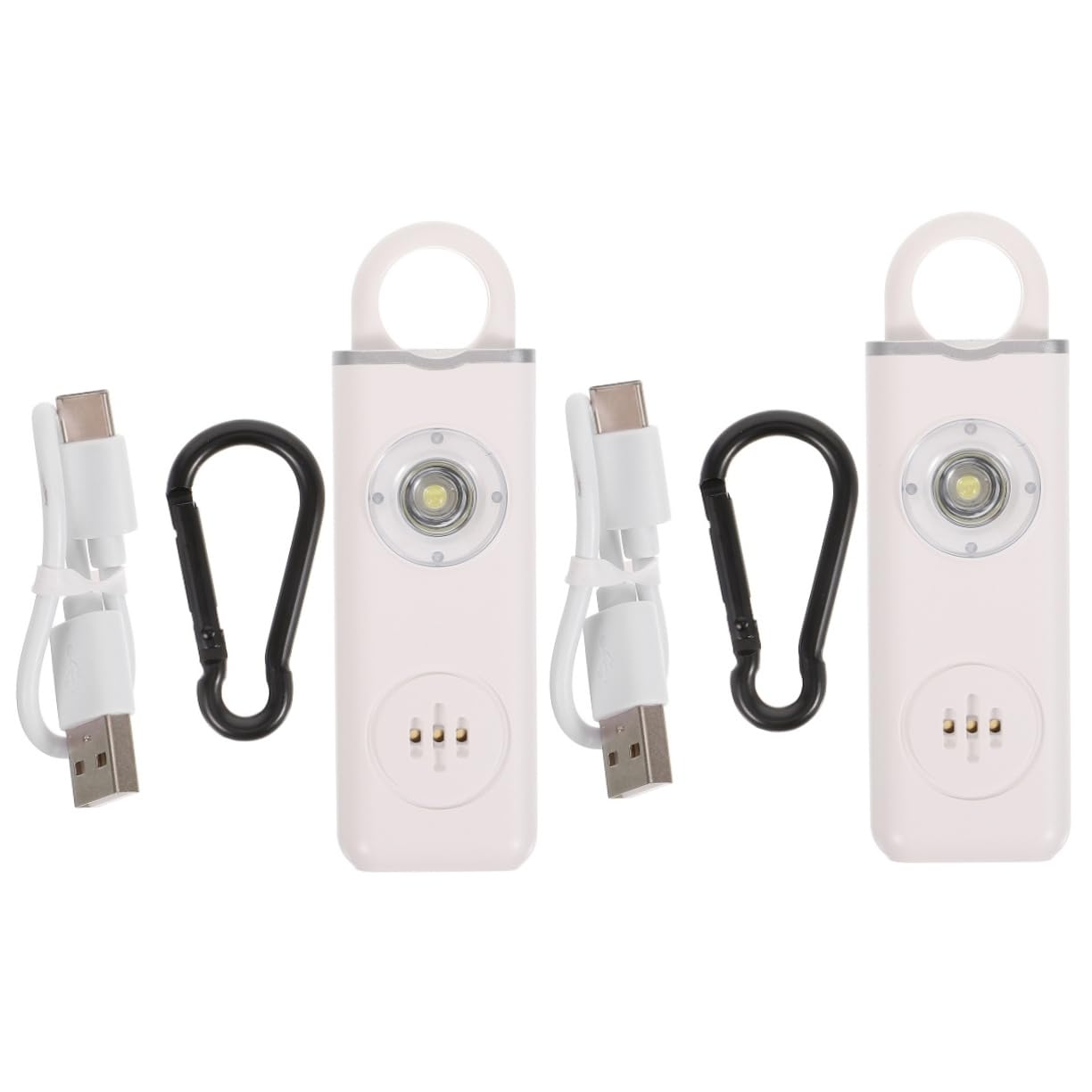 BESPORTBLE Allarme Allarme Personale Ricaricabile Allarme Di Sicurezza Da Donna - Inglese Kit Portatile Lucchetto Per Porta