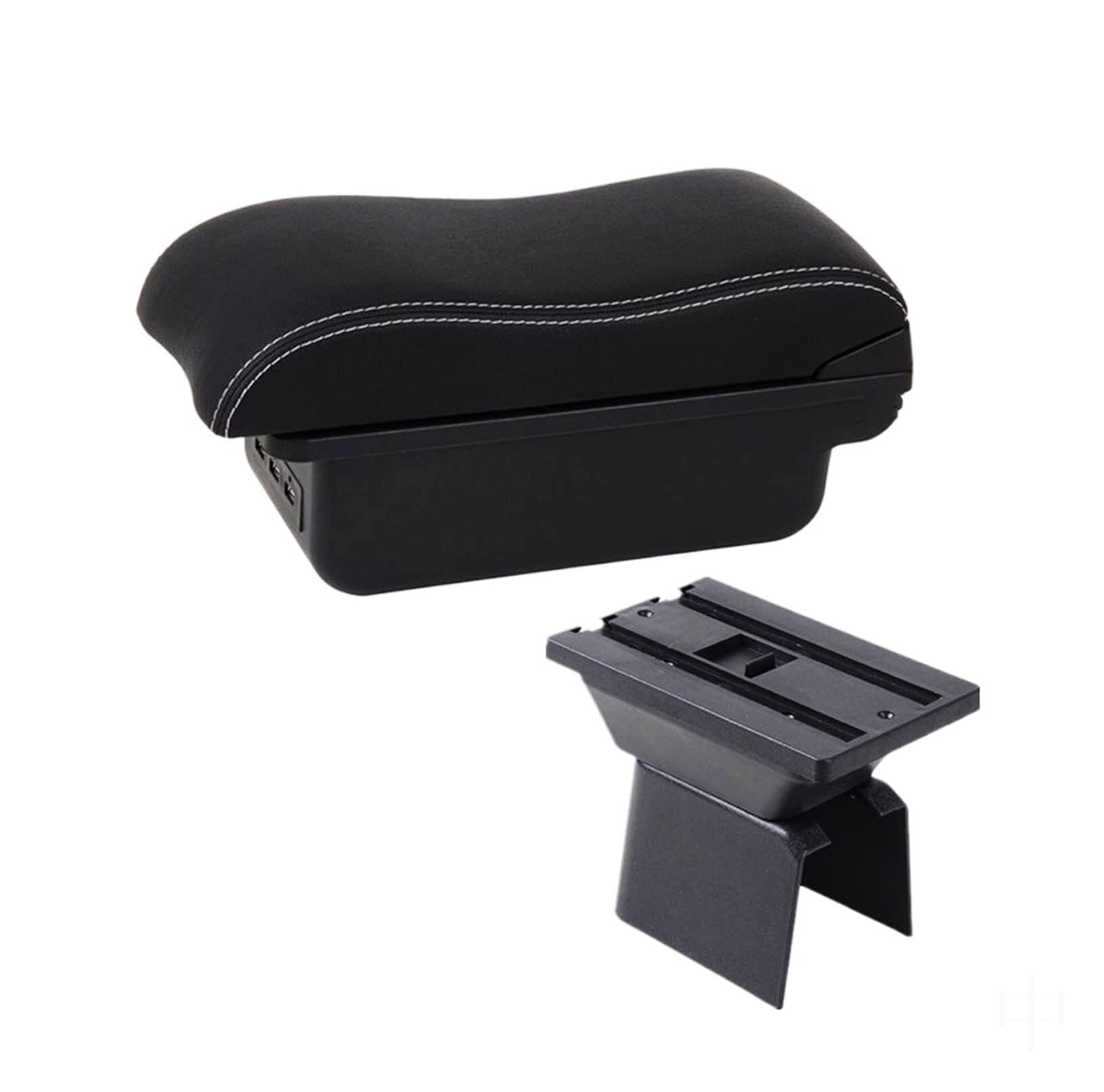 NVCPHGEDEK Car Armrest Storage Box For For Fusion 2002-2012 Car Armrest Center Storage For Box with USB