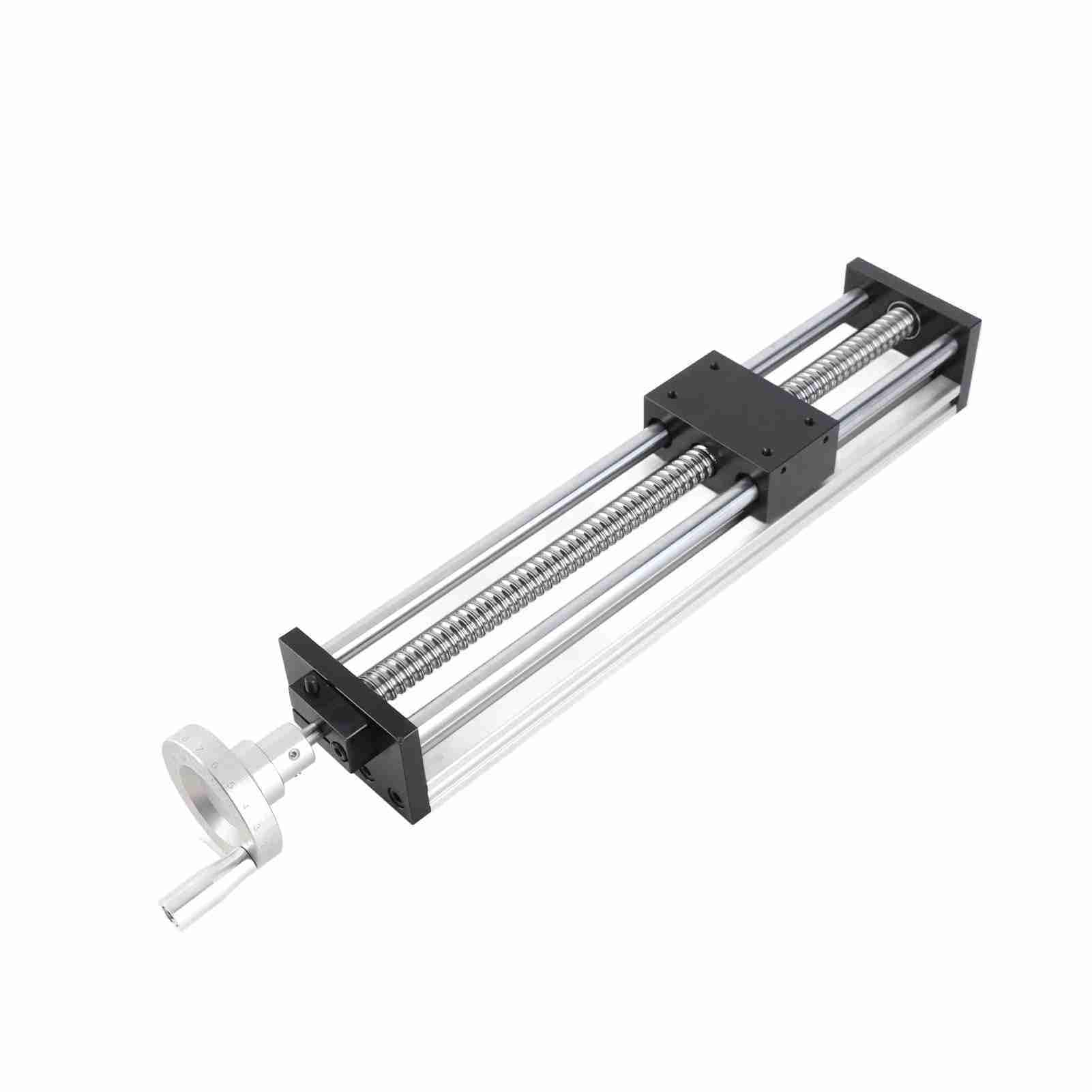 RiToEasysports Guide de Rail Coulissant Linéaire, Vis à Billes CNC à Course de 300mm, Roulement Robuste pour Machines de Production de Laboratoire Optique