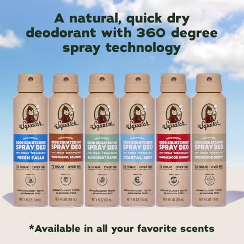 Dr. Squatch Spray Natural Deodorant Men, Aluminum Free (4oz, 2-Pack) - image 8