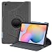 Produktbild Fintie Hülle für Samsung Galaxy Tab S6 Lite - 360 Grad verstellbare Schutzhülle mit S Pen Halter, Auto Schlaf/Wach Funktion für Samsung Tab S6 Lite 10.4 SM-P610/ P615 2020, Jeansoptik dunkelgrau