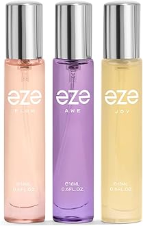 EZE Perfume Gift Set For Women - Pack of 3 (18ml Each) | Premium and Long Lasting Perfume | Luxury Scent Perfect for Work, Events & Special Occasions