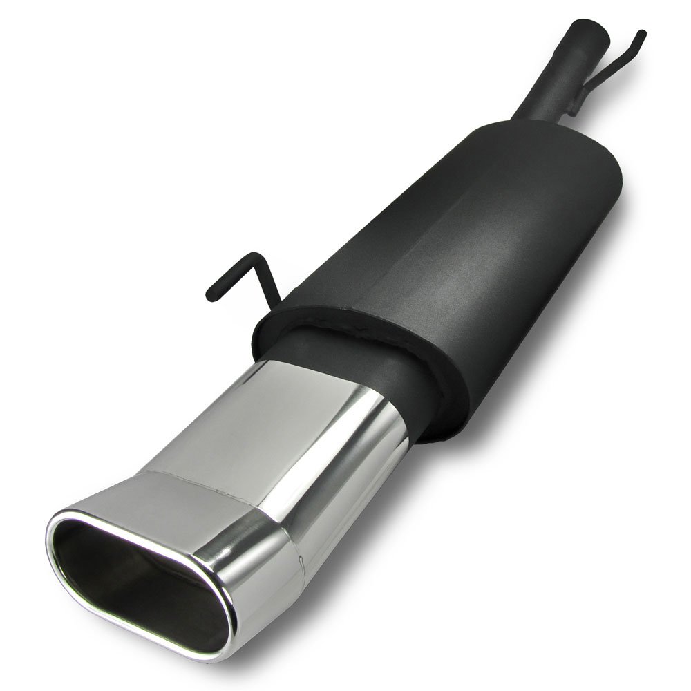 Pair Audi RS Look Slant Oval Rolled 2.5" In Exhaust Tips For A3 A5 A7 S3 S5 S6 E - Foto 5