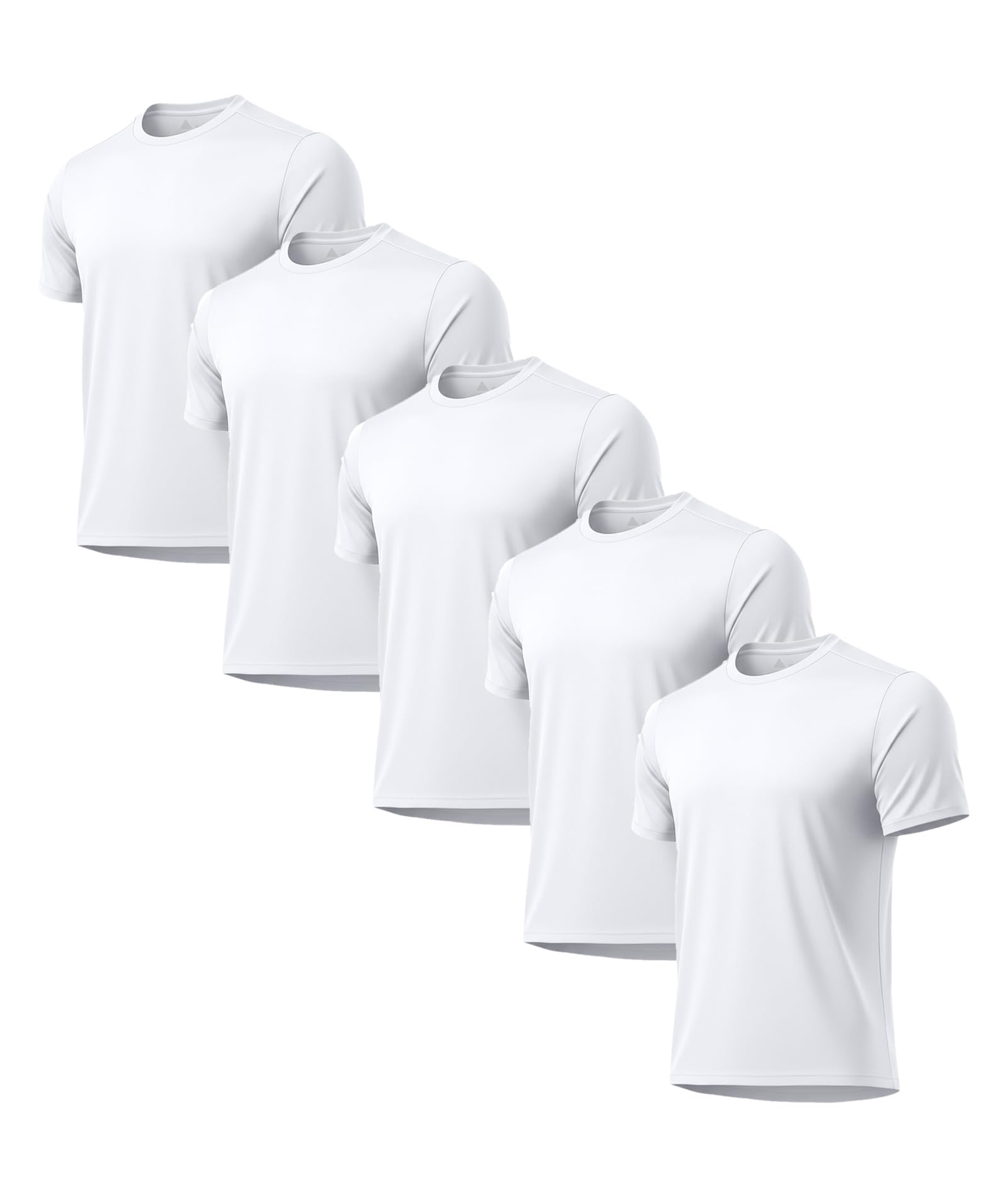 3 Pack Mens Swim Shirt Rash Guard Workout Shirts UPF 50+ Short Sleeve Fast Dry Sun Protection Lightweight Water Shirt