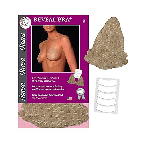 Reveal Disposable Adhesive Bra,Beige,one size (2 pack)3