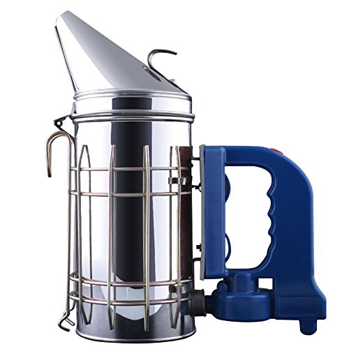 YiWon Electric Bee Smoker Stainless Steel + Plastic Beekeeping Tool Hand Bee Smoker Bee Smoker Bee