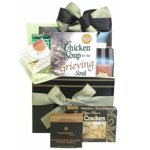 With Sympathy Gift Basket Gourmet Gift Items Grocery