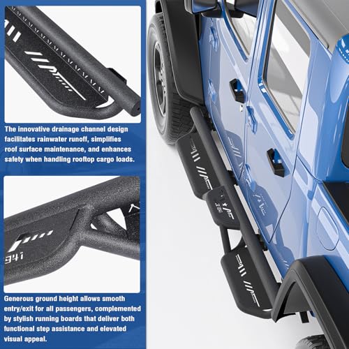 Estribos para Jeep Gladiator JT 2020-2025 negro miniatura 3