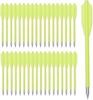 Vista 9 de Juego de 60 mini pernos de ballesta de tiro con arco de 6.3 pulgadas, 50-80 libras, con punta de metal afilada, dardos de flecha reutilizables