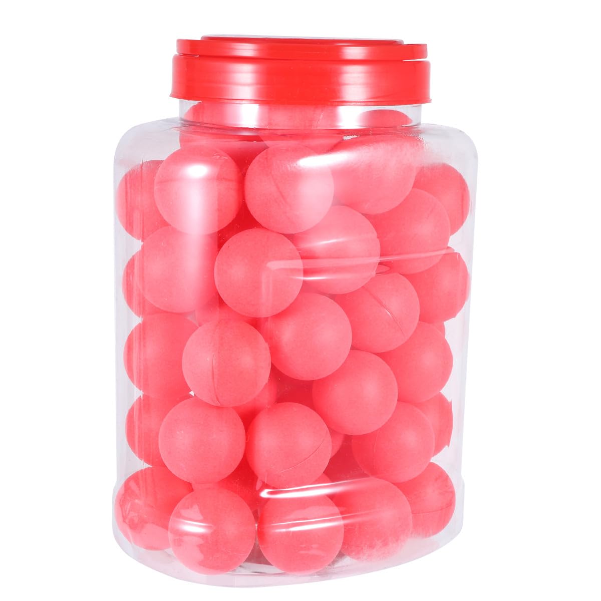 Balones de Ping Pong 40mm sin Costuras, 60 Piezas, PP Rojo