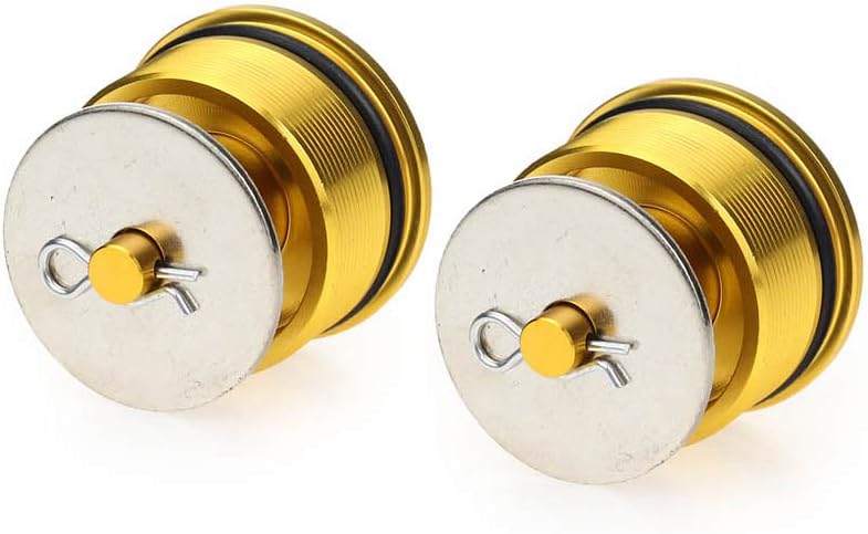 LANBAO Preload Fork Caps For Yamaha XVS950 (2009-2018) XVS1300 (2007-2018) XJR400 (1998-2007) 41mm Hexagonal Fork Bolts