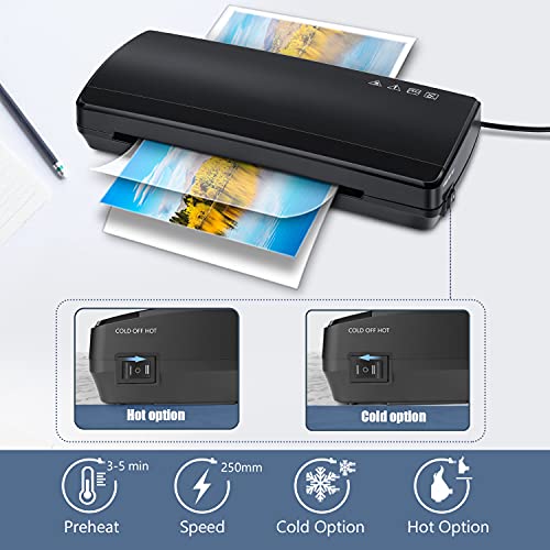4 in 1 Laminator Machine, 9Inch Thermal Laminator with 30 Laminating