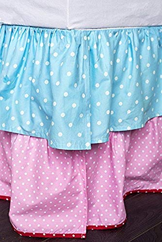 Be-You-Tiful Home Polka Dot Queen Bed Skirt #TOP4