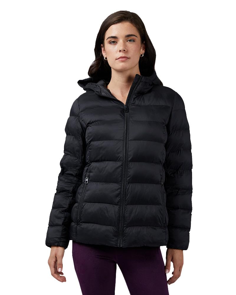 32 Degrees Heat Packable Hooded Puffer