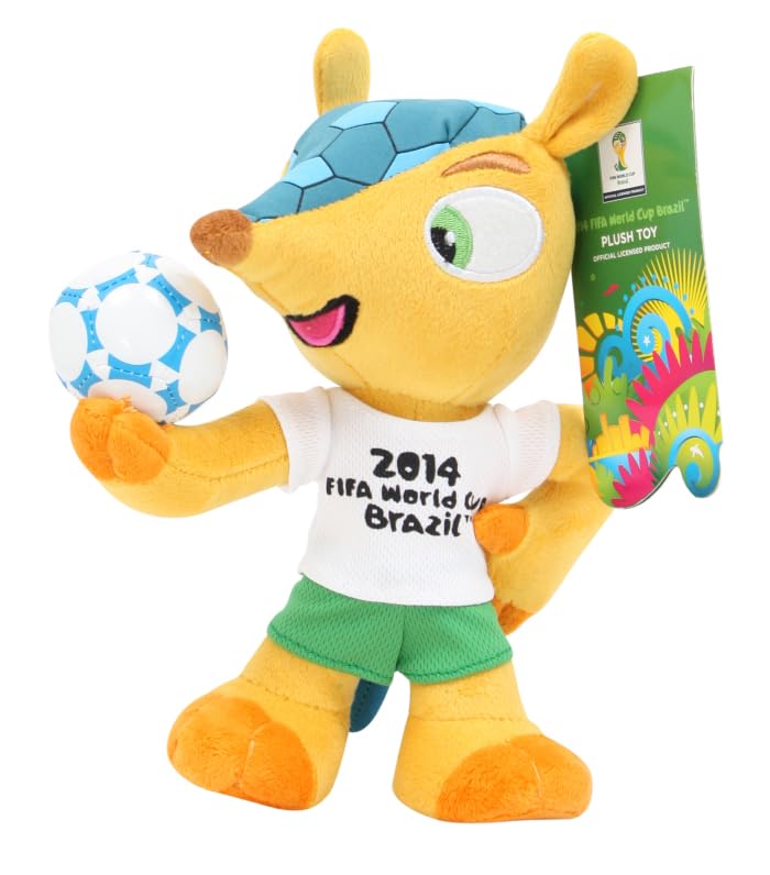 Mascotte en peluche Fuleco Coupe du monde 2014 Brésil 22 cm