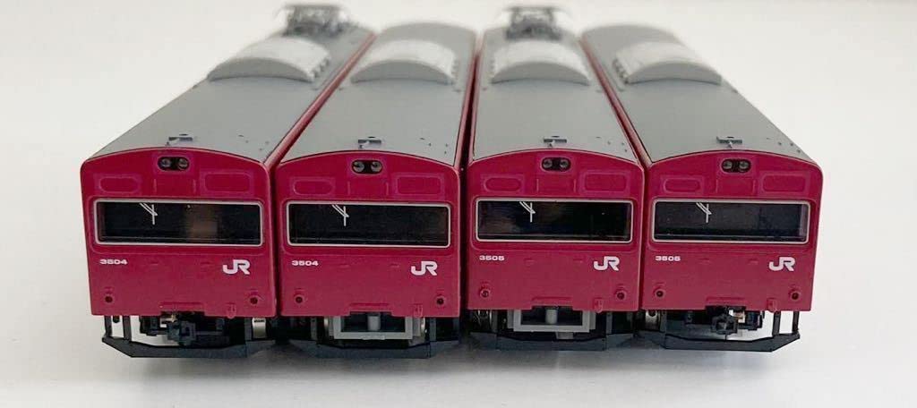 鉄道模型 31512 JR103系3500番台播但線（台車黒）4両編成　動力付き JR 103系3500番台 播但線 (台車黒) 4両編成セット (動力付き) (4