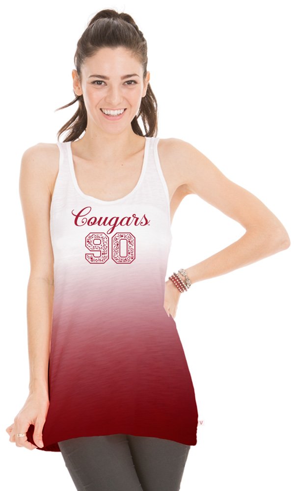 Venley NCAA Women's Jess Dip Dye Tank Top