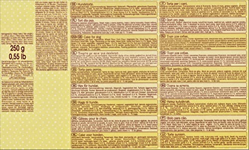 Lolo Pets Classic Geburtstagstorte für den Hund, Knochenform