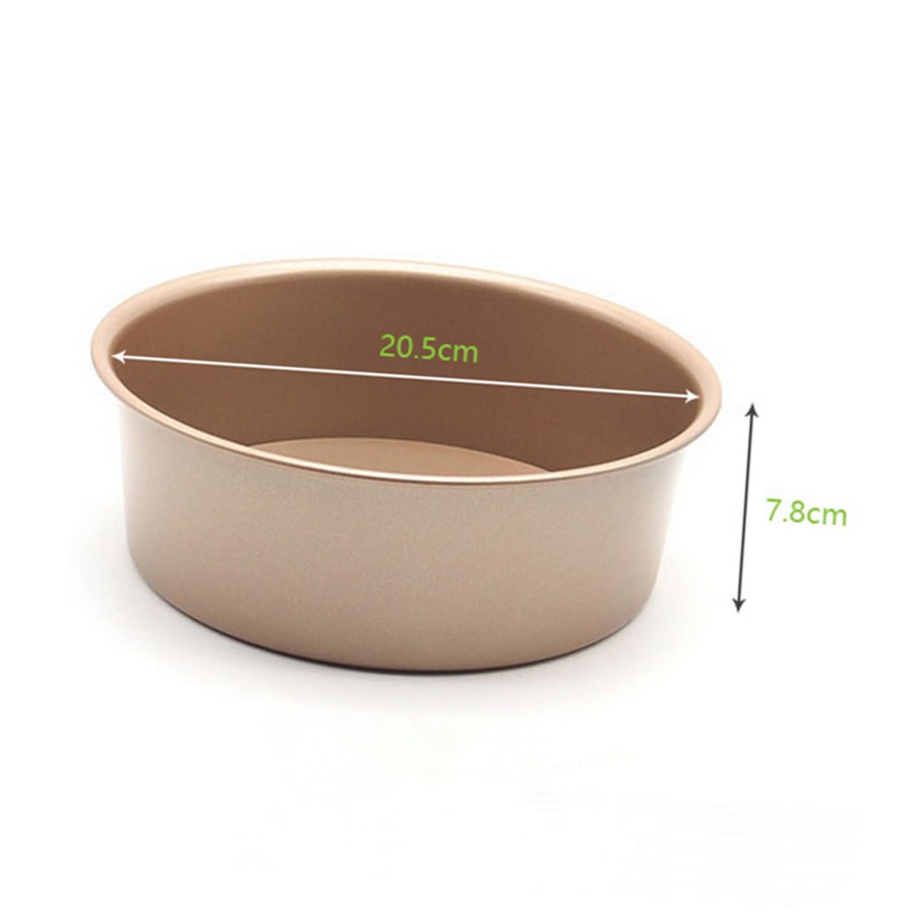 OKUMEYR Non-stick Removable Loose Bottom Cake Pan Live Bottom Design for and Easy Cleanup for Chiffon Cakes and More