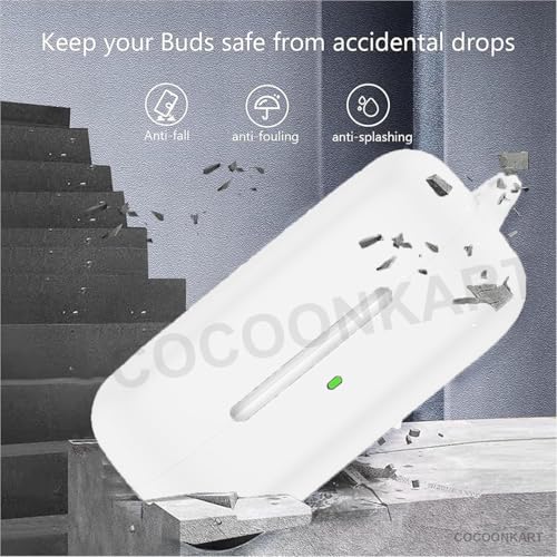 Image of Soft Silicone Case Cover for Sony WF-C510 (White)