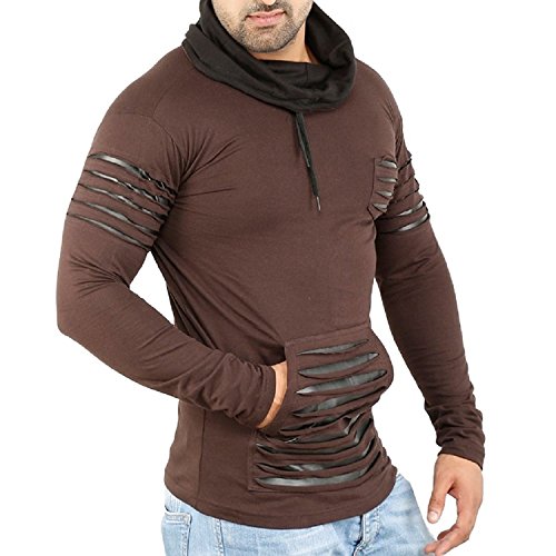 Sleeves Men's t-Shirt Cotton, Leather 