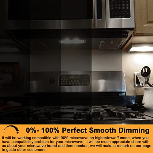 Image of G8 Led Bulb Dimmable Under Microwave Light Bulb 50W Halogen Replacement for GE Samsung LG Over the Range Microwave Hood,120V 5W 500LM Natural White 4000K,Replaces WB08X10057,WB08X10051,2 Pack