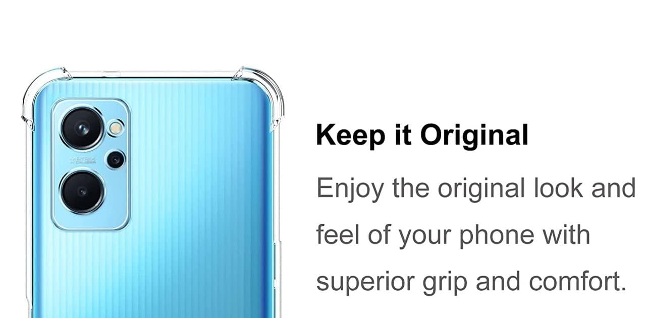 Realme 9i Case - Transparent Bumper Cover -2