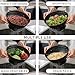 Metal Colander Set of 2, Strainer Basket with Handles perfect for Spaghetti, Pasta, Berry, Vegetable, Fruit, Solid Base Powder Coated Self-draining Kitchen Colander Bowel, 3.5 & 5 Qt, Matte Black