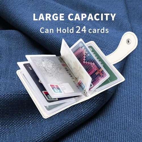 Image of 2 Pcs Credit Card Holder and Credit Card Wallet，Sd Card Holder Each Has 26 Card Slots for Organizers, 2023 New Credit Card Holders for Men and Women, Astral, Contracted