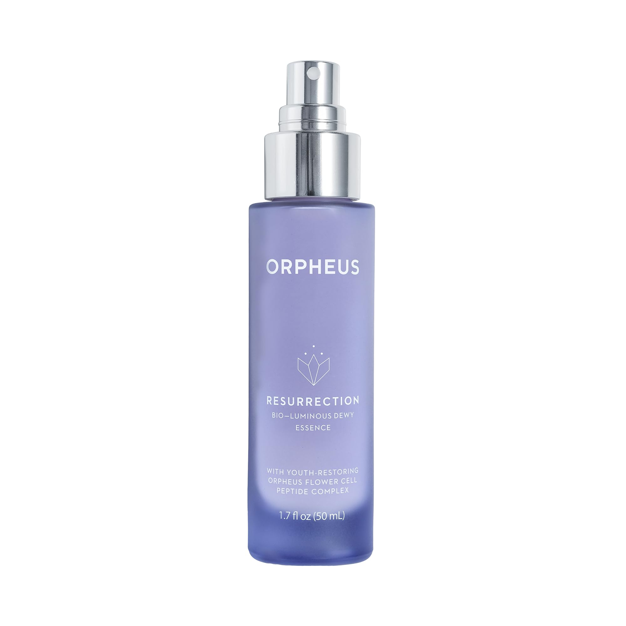 ORPHEUS Resurrection Bio-luminous Serum Mist – Moisture-boosting Hyaluronic Acid Dewy Essence and Makeup Setting Spray with Organic Bulgarian Rose Water, Mineral Complex and Vitamin C. | 1.7 Fl. Oz.
