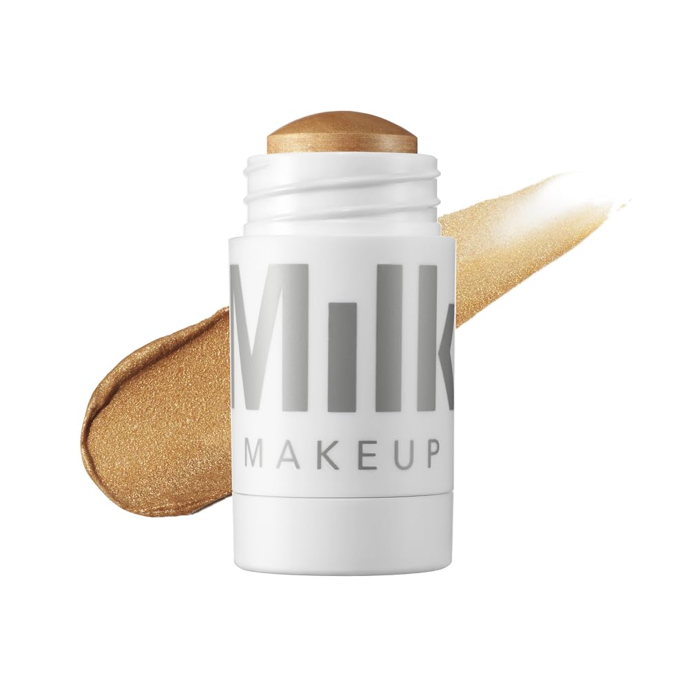 Milk Makeup Highlighter – Cream Highlighter Stick for Face + Body with Radiant, Shimmery Glow – Buildable, Blendable, Vegan Formula for All Skin Types