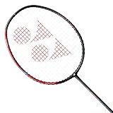 YONEX Astrox Smash Badminton Pre-Strung Racket (Black/Flame Red)(FG5)