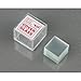 AmScope CS-S18-100 Pre-Cleaned Square Microscope Glass Cover Slides Coverslips,18 mm x 18mm (Pack of 100)