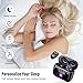 VEKJ Sleep Earbuds, Bluetooth 5.4 in Ear Smart Touch Screen Earbuds, 48H Mini Sleep Headphones Small Design for Side Sleepers, Crystal-Clear Calls Ear Buds, 5 EQ Modes, IPX7 Waterproof Earphones Black