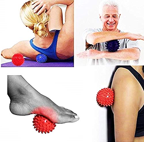 KIRALOVE Massage ballen - 7,5 cm in diameter - fitness - gymnastiek - sport - antistress - voeten - handen - nek - rug… - Image 4