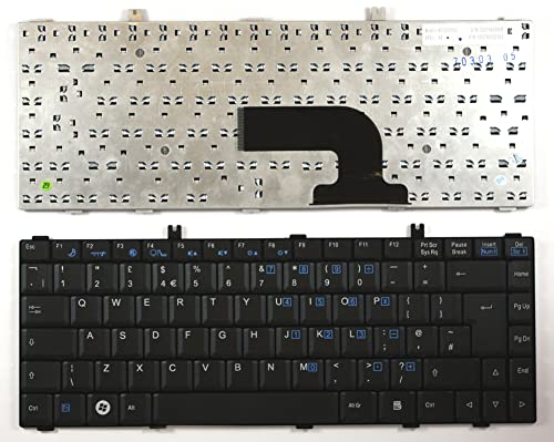 Clavier PC portable pour Fujitsu Siemens Amilo LA 1703 AZERTY Noir